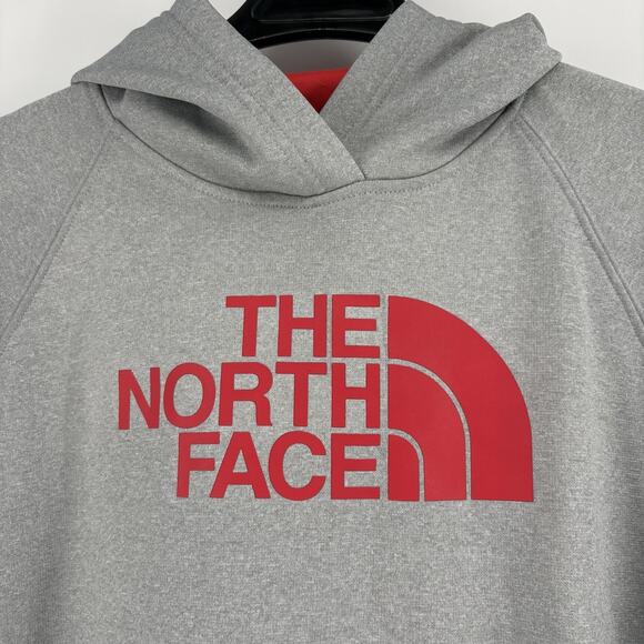 The North Face Women's Half Dome Hoodie Size Medium Gray Sweatshirt Pullover - Picture 2 of 9